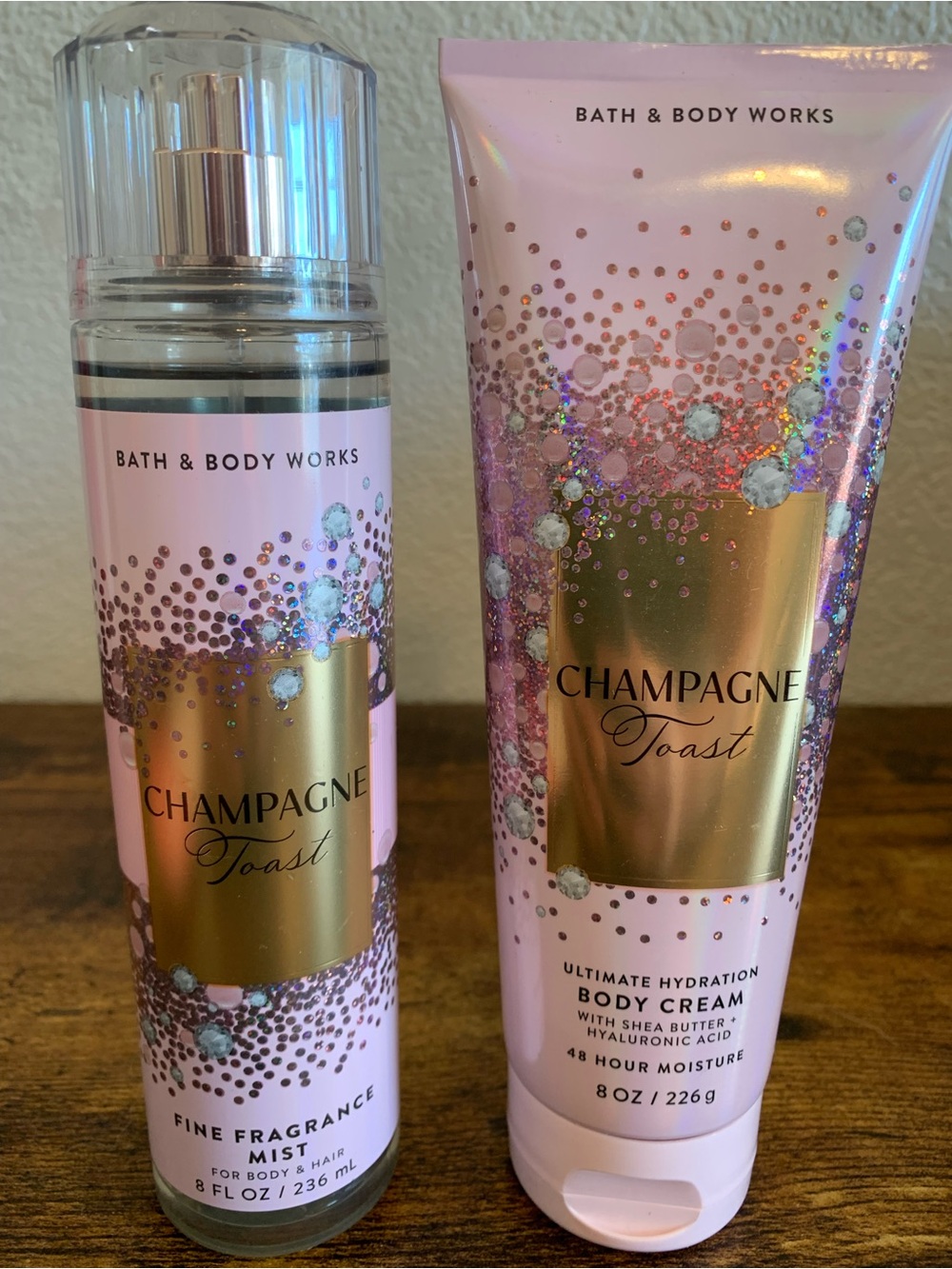 Bath & Body Works Champagne Toast Body Cream & Mist